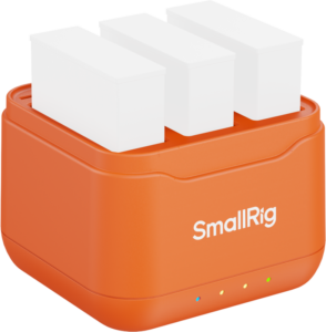 800q-02_136321 SmallRig 5921 Camera Battery Charger for DJI Action 6 / Action 5 Pro / Osmo 360 -akkulaturi