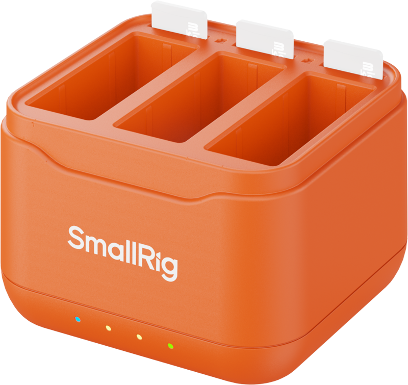 800q-03_136321 SmallRig 5921 Camera Battery Charger for DJI Action 6 / Action 5 Pro / Osmo 360 -akkulaturi