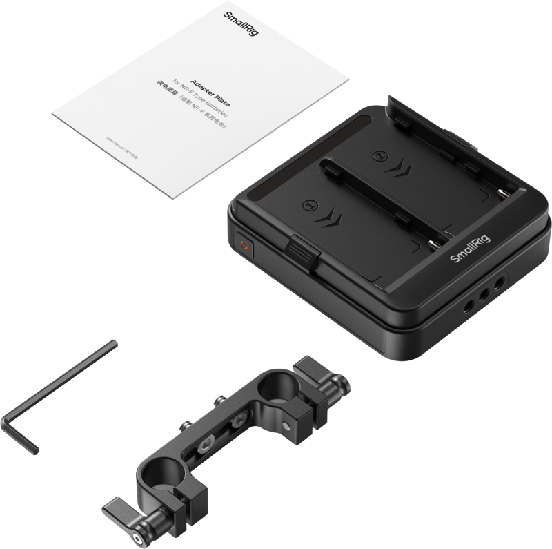 800q-03_136329 SmallRig 5537 Adapter Plate Kit for NP-F Type Batteries