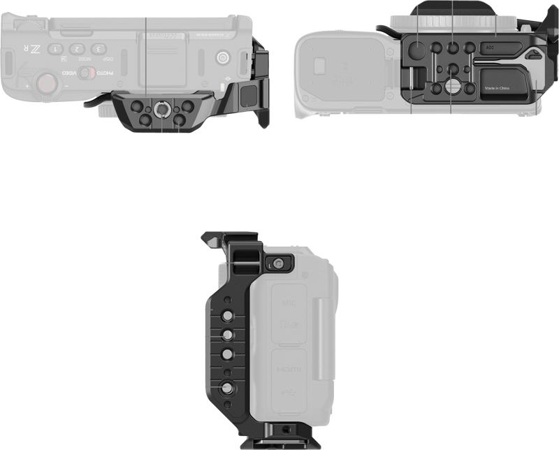 800q-04_136098 SmallRig 5905 Half Cage for Nikon ZR -kehikko