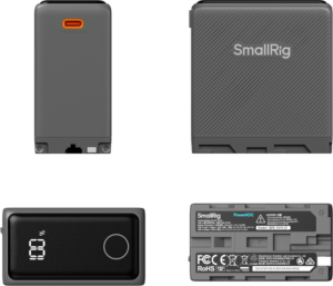800q-04_136309 SmallRig 5729 USB-C Rechargable Camera Battery for NP-F970 -akku