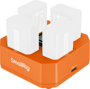 800q-04_136364 SmallRig 5749 Four-Channel Camera Battery Charger for NP-FW50 -akkulaturi