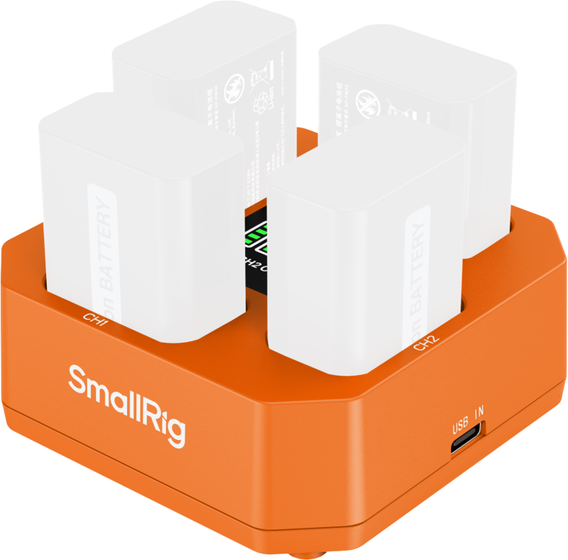 800q-04_136364 SmallRig 5749 Four-Channel Camera Battery Charger for NP-FW50 -akkulaturi