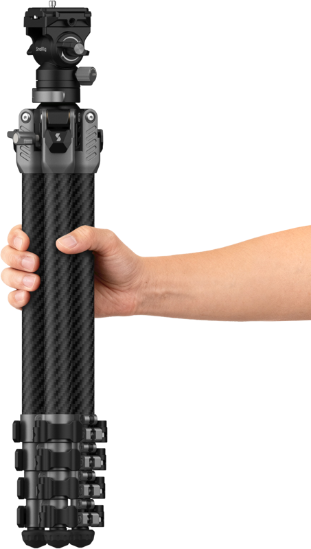 800q-05_134883 SmallRig 5477 Portable Video Carbon Fiber Tripod AP255Pro