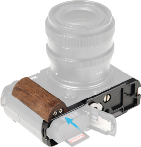 800q-05_136304 SmallRig 5945 L-Shaped Mount Plate with Wooden Handle for Lumix S9