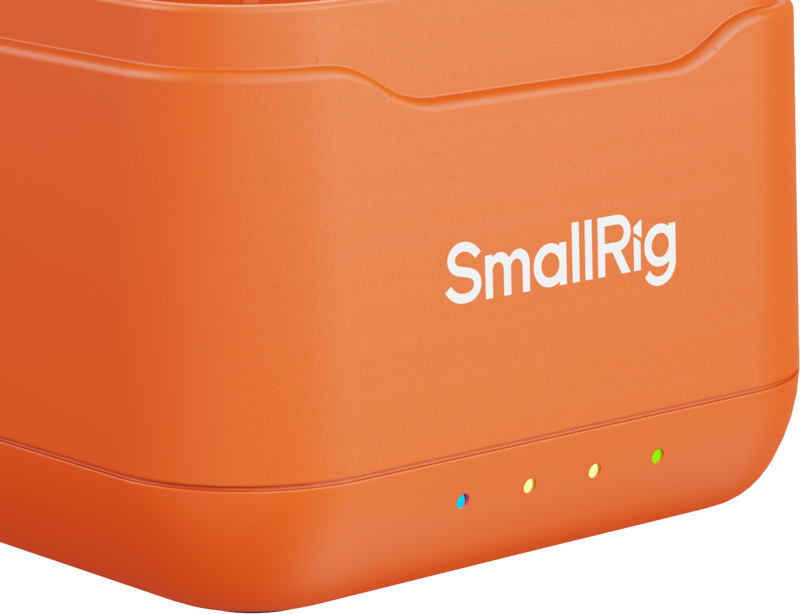 800q-05_136321 SmallRig 5921 Camera Battery Charger for DJI Action 6 / Action 5 Pro / Osmo 360 -akkulaturi