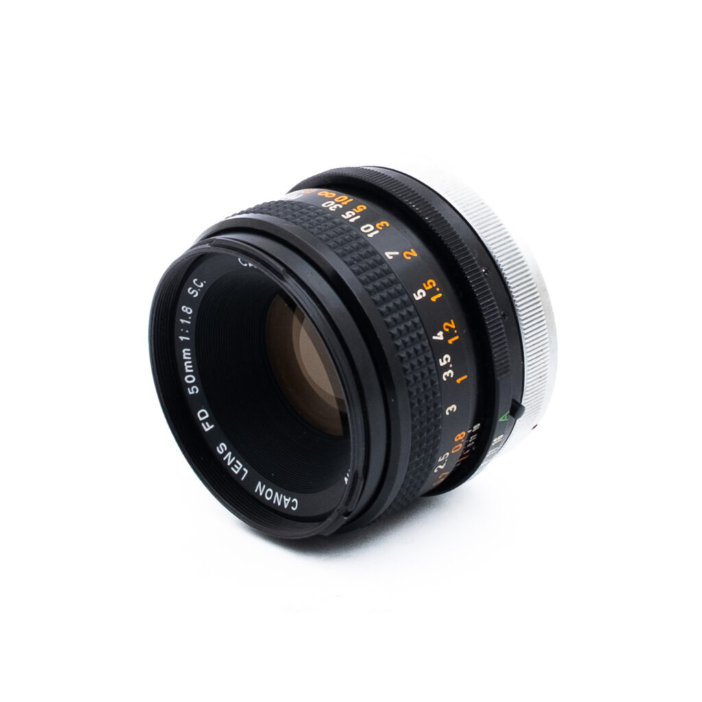Canon 50mm f18 SC-2 Canon FD 50mm f/1.8 S.C. - Käytetty