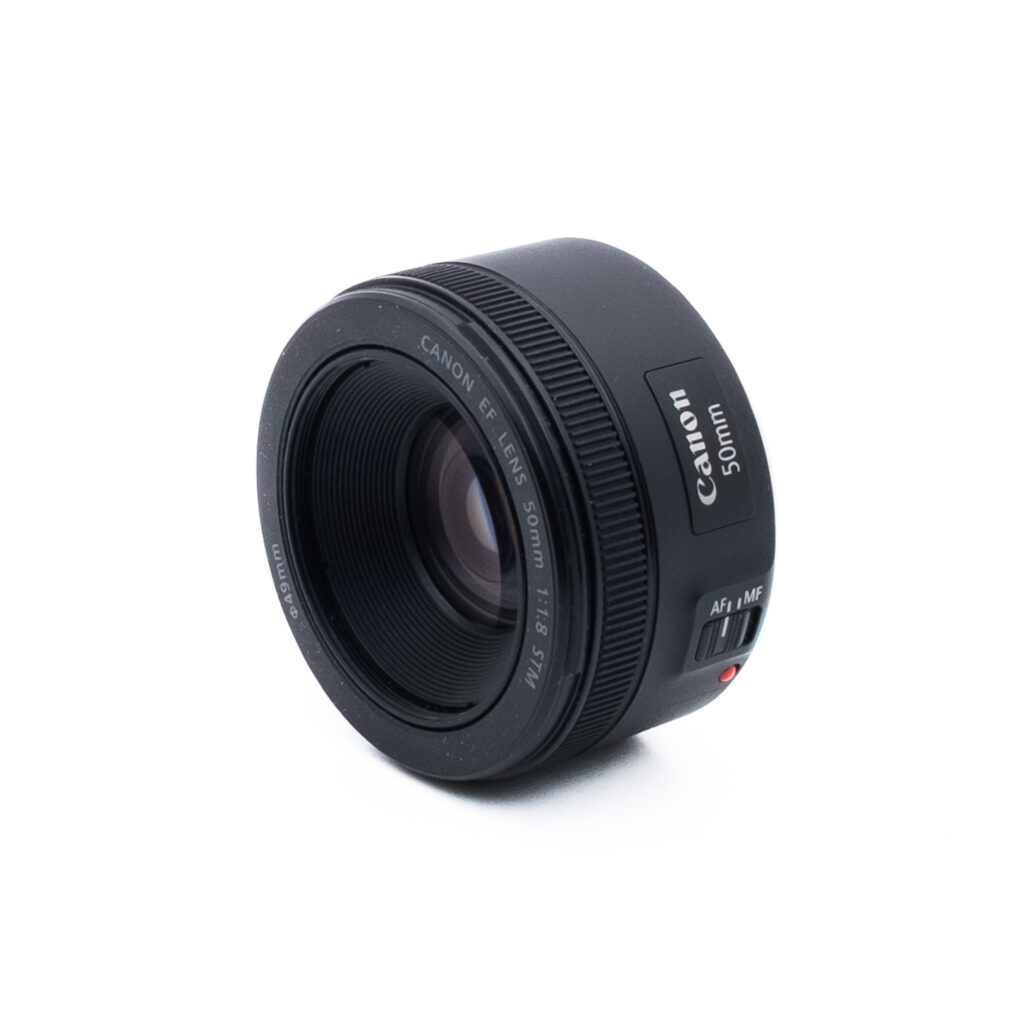 Canon EF 50mm f18 STM-2-2 Canon EF 50mm f/1.8 STM (sis. ALV 25,5%) - Käytetty