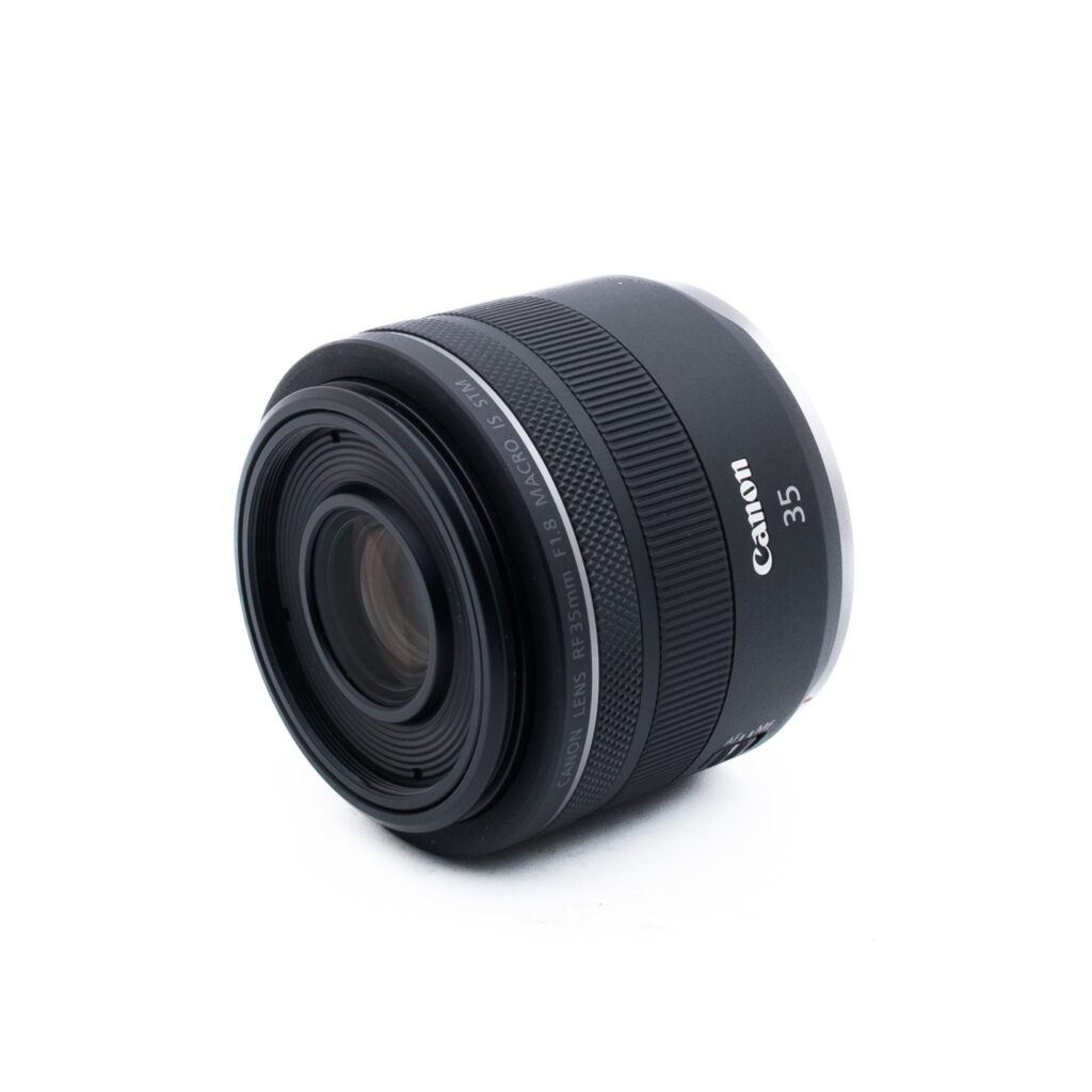 Canon RF 35mm f18 Macro IS STM-2 Canon RF 35mm f/1.8 Macro IS STM (Kunto K5, Takuu 6kk) – Käytetty