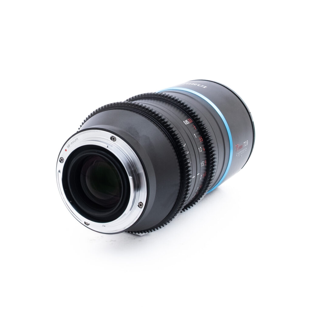 Sirui Anamorphic Lens 1.6x FF 75mm T2.9 Canon RF (Kunto K5) - Käytetty