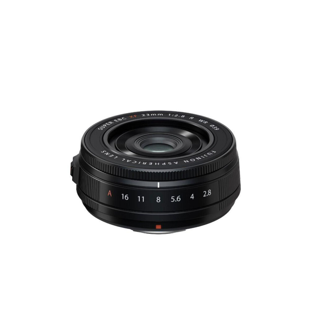 fujifilm_fujinon_23mm_f28_black_01 Fujifilm Fujinon XF 23mm f/2.8 WR -objektiivi, musta