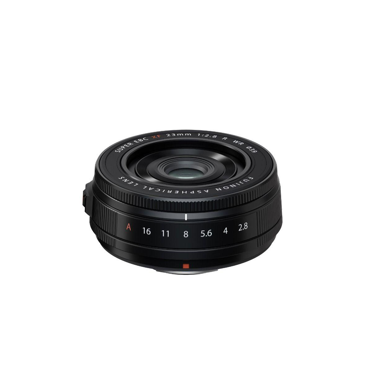 Fujifilm Fujinon XF 23mm f/2.8 WR -objektiivi, musta