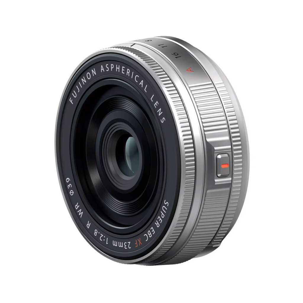 fujifilm_fujinon_23mm_f28_silver_01 Fujifilm Fujinon XF 23mm f/2.8 WR -objektiivi, hopea
