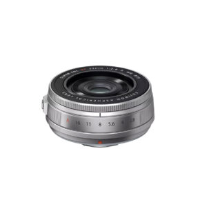 Fujifilm Fujinon XF 23mm f/2.8 WR lens, silver