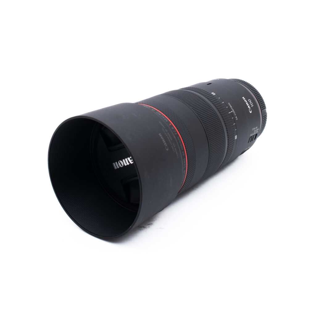 Canon RF 100mm f/2.8 L IS USM Macro (Kunto K5, sis. ALV 25,5%, Takuu 6kk)  - Käytetty