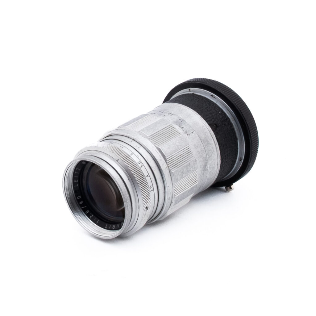 Leitz 90mm f28-2 Leitz Wetzlar Elmarit 90cm f/2.8 + LM-NEX Adapter - Käytetty