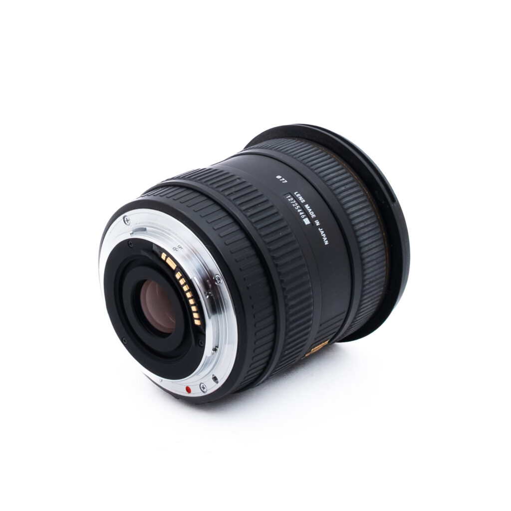 Sigma 10-20mm f4-56 DC HSM Canon-1 Sigma DC 18-50mm f/2.8 EX Macro HSM Nikon F DX - Käytetty