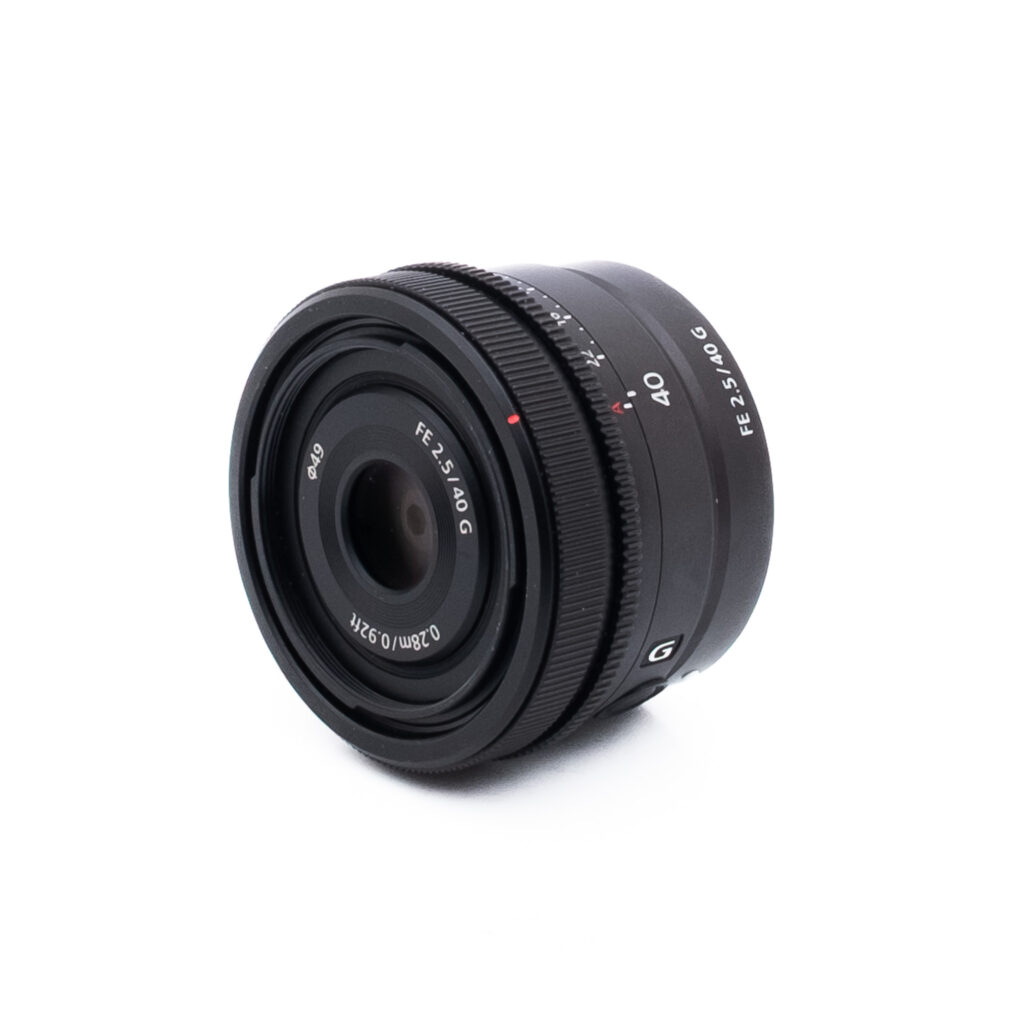 Sony 40mm f25 G-2 Sony FE 40mm f/2.5 G - Käytetty