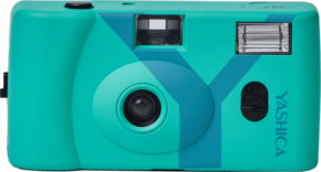 YASHICA MF-1 Snapshot Art Camera -turkoosi