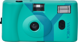 800q-01_133565 YASHICA MF-1 Snapshot Art Camera -turkoosi