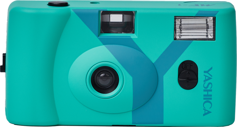 800q-01_133565 YASHICA MF-1 Snapshot Art Camera -turkoosi