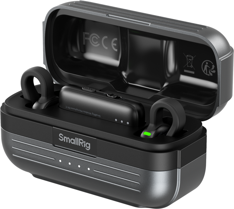 800q-01_135802 SmallRig 5717 S70-C2 Wireless Microphone -musta