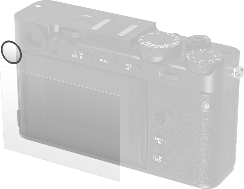 800q-01_136597 SmallRig 5988 Screen Protector for FUJIFILM X-E5 -näytönsuoja