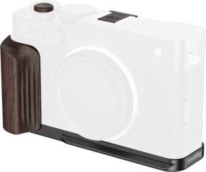800q-01_136690 SmallRig 6237 L-Shaped Mount Plate with Wooden Handle X-E5 Ebony/musta