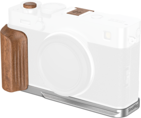 800q-01_136693 SmallRig 5984 L-Shaped Mount Plate with Wooden Handle X-E5 rosewood/silver