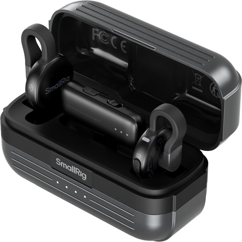 800q-02_135802 SmallRig 5717 S70-C2 Wireless Microphone -musta