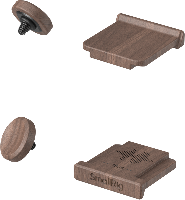800q-02_136688 SmallRig 6239 Hot Shoe Cover for FUJIFILM Cameras (Walnut) -salamakengän suojus