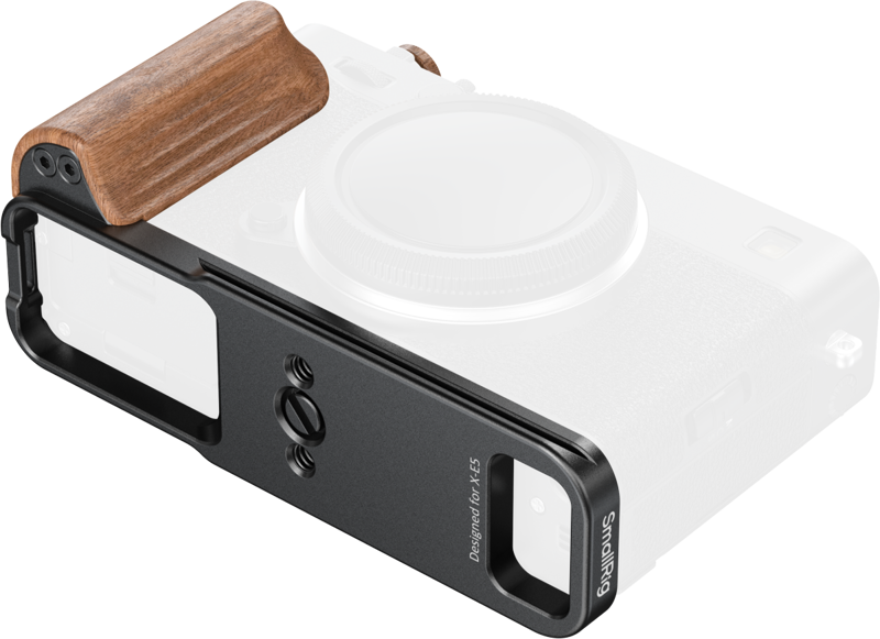 800q-02_136692 SmallRig 5985 L-Mount Plate Fujifilm X-E5 Ruusupuu/Musta