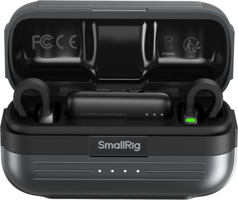 800q-03_135802 SmallRig 5717 S70-C2 Wireless Microphone -musta