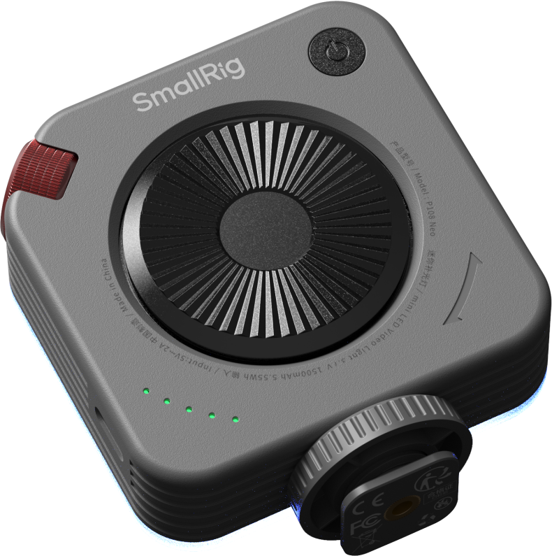 SmallRig 5821 Neo mini LED Video Light P108 (Nebula Gray) - videovalo