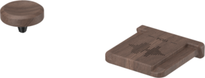 800q-03_136688 SmallRig 6239 Hot Shoe Cover for FUJIFILM Cameras (Walnut) -salamakengän suojus