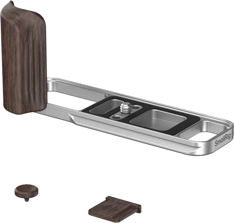 800q-03_136691 SmallRig 6236 L- Mount Plate with Wooden Handle ebony/hopea Fujifilm X-E5