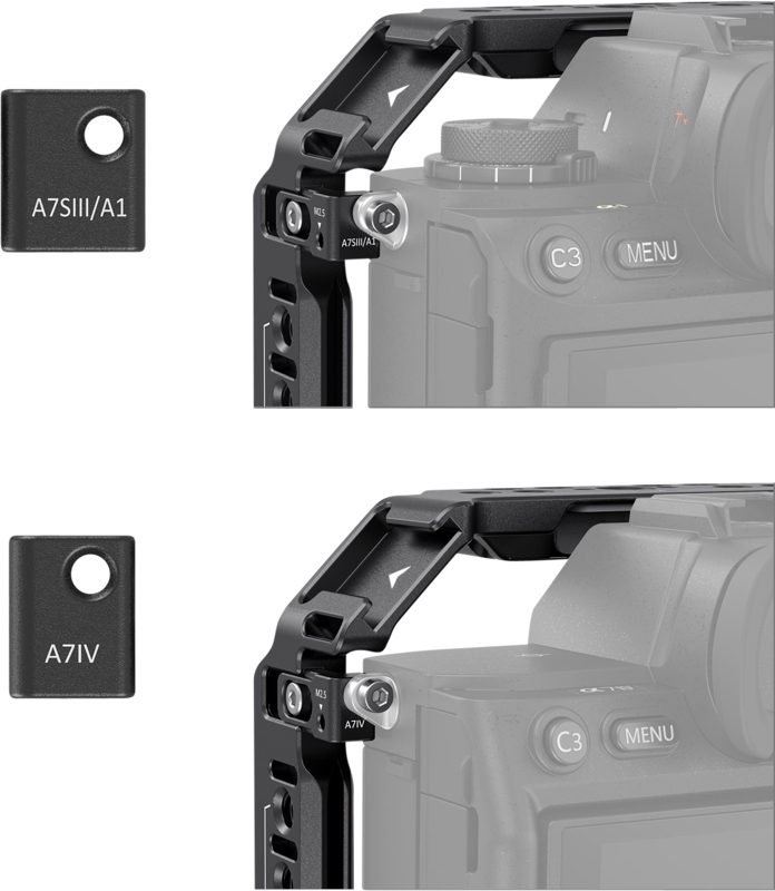 800q-04_118208 Smallrig 3669 Advanced Kit For Sony A7R V / A7 IV / A7S III / A7 V -kehikko