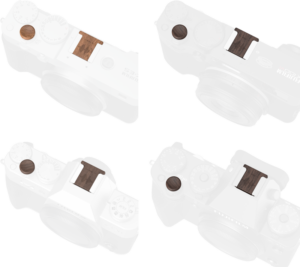 800q-04_136688 SmallRig 6239 Hot Shoe Cover for FUJIFILM Cameras (Walnut) -salamakengän suojus