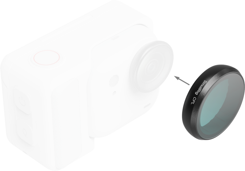 SmallRig 6087 CPL Filter for Insta360 GO Ultra - CPL-suodin