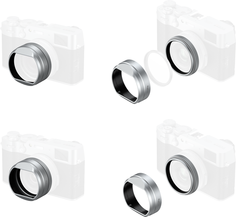 800q-05_136682 SmallRig 5849 Vastavalosuoja hopea Fujifilm X100VI / X100V