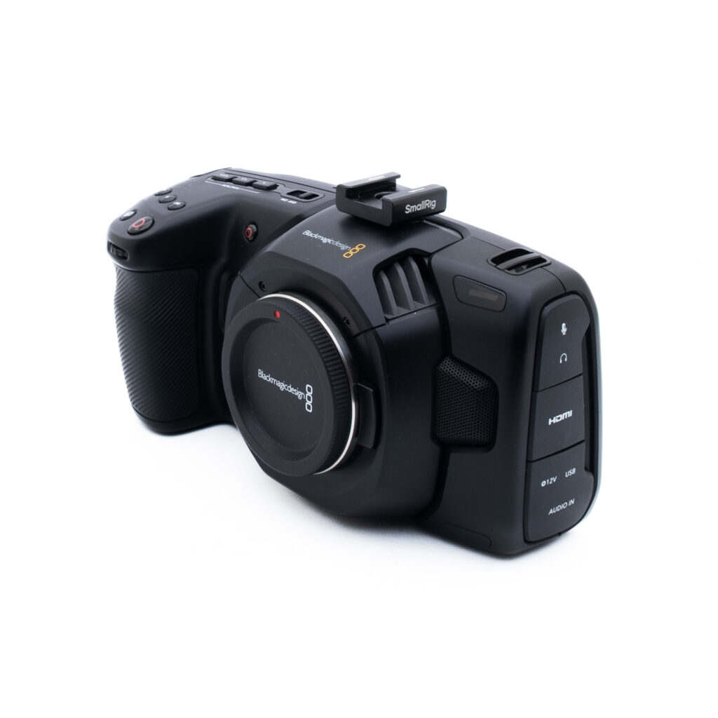 BMPCC 4K-5 Blackmagic Pocket Cinema Camera 4K (Takuu 6kk) - Käytetty