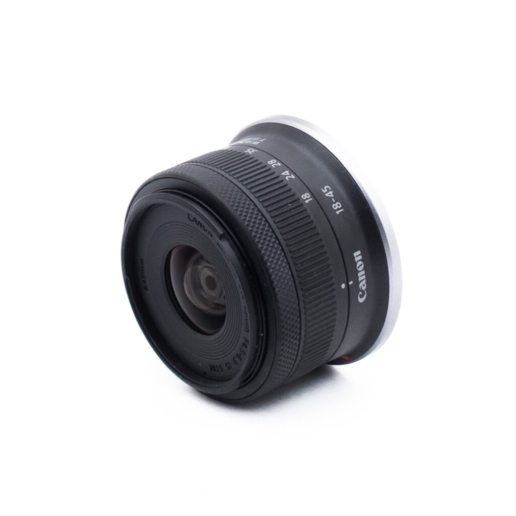 Canon RF-S 18-45mm f45-63 IS STM-2-3 Canon RF-S 18-45mm f/4.5-6.3 IS STM - Käytetty