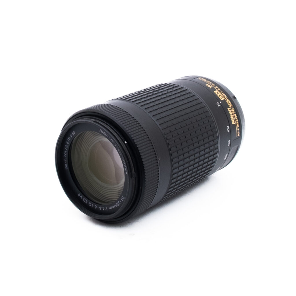 Nikon 70-300mm f45-63F DX ED VR-2 Nikon AF-P Nikkor 70-300mm f/4.5-6.3G ED DX VR (Kunto K5, Takuu 6kk) - Käytetty