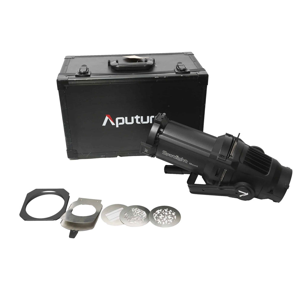 aputure_spotlight_mount_set Aputure Spotlight Mount Set 19°- Käytetty