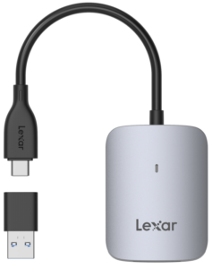800q-01_131090 Lexar CFexpress Type A (LRW515U) USB 3.2 Gen 2 / USB-C Card Reader