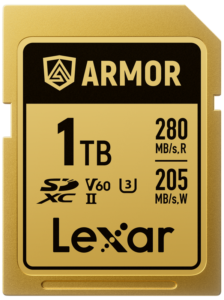 Lexar SDXC ARMOR Gold UHS-II R280/W210 V60 1TB -muistikortti