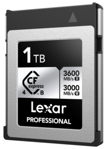 Lexar CFexpress 4.0 Pro Silver, R3600/W3300 1TB memory card