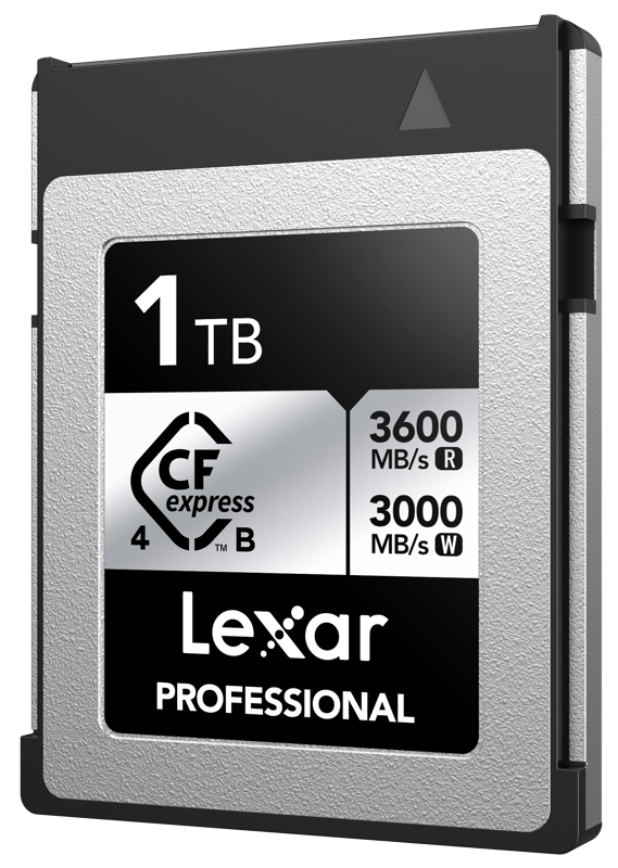 Lexar CFexpress 4.0 Pro Silver, R3600/W3300 1TB memory card