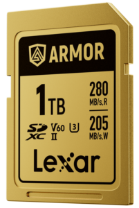 Lexar SDXC ARMOR Gold UHS-II R280/W210 V60 1TB -muistikortti