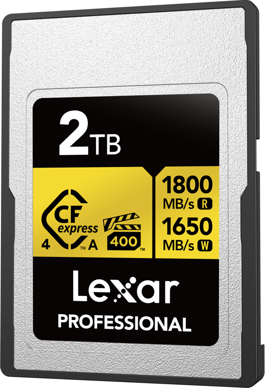 Lexar CFexpress 4.0 Pro Gold R1800/W1650/SW1400 Type A 2TB -muistikortti
